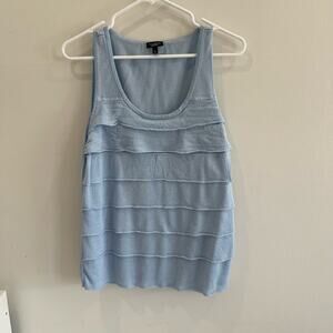 Women's Large TALBOTS Tiered Sleeveless Knit Top